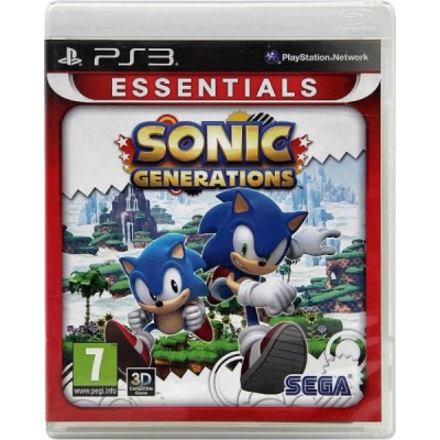 Sonic Generations (Essentials) [PS3, английская версия]